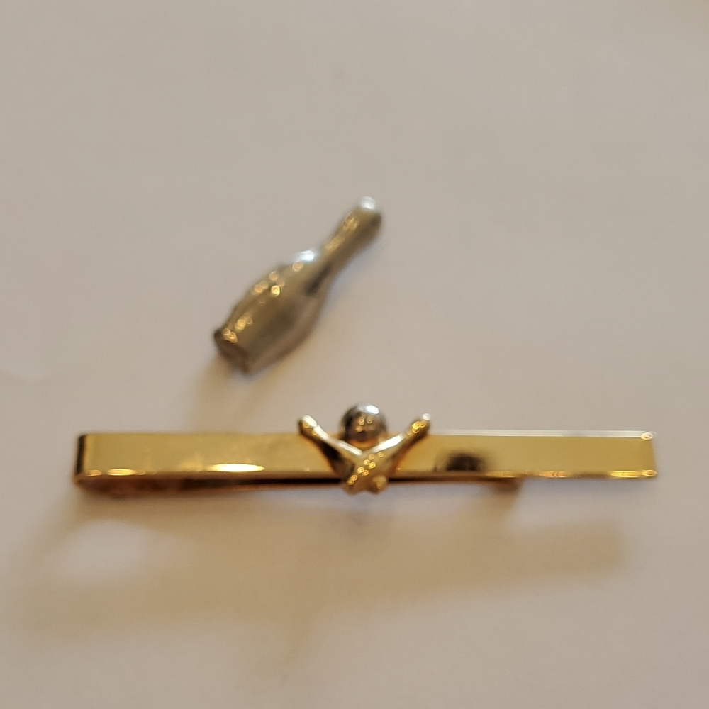 Bowling Tie Bar & Pin #1599